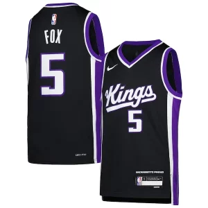 Maravilloso Perfecto Robusto De'Aaron Fox Sacramento Kings Nike Youth Swingman Jersey Icon Edition Purple