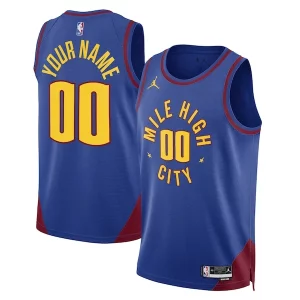Comodo Denver Nuggets Jordan Brand Unisex 2022/23 Swingman Custom Jersey Statement Edition Blue
