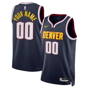 Comodo Denver Nuggets Nike Unisex Swingman Custom Jersey Navy Icon Edition
