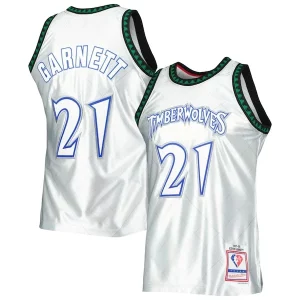 Comodo Magnífico Atractivo Kevin Garnett Minnesota Timberwolves 1997/98 Hardwood Classics 75th Anniversary Swingman Jersey Platinum