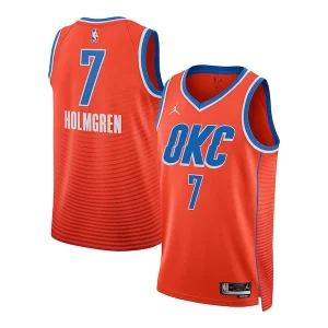 Comodo Maravilloso Chet Holmgren Oklahoma City Thunder Jordan Brand Unisex Swingman Jersey Statement Edition Orange