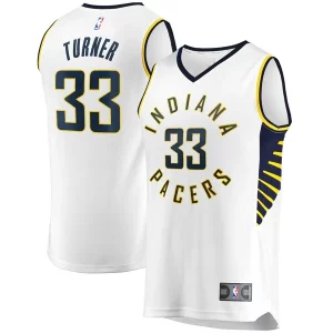 Comodo Myles Turner Indiana Pacers Fast Break Replica Player Jersey White Association Edition