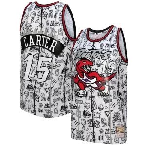 Comodo Sofisticado Vince Carter Toronto Raptors 1998/99 Swingman Jersey White
