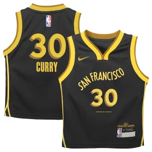 Comodo Stephen Curry Golden State Warriors Nike Toddler Swingman Replica Jersey City Edition Black