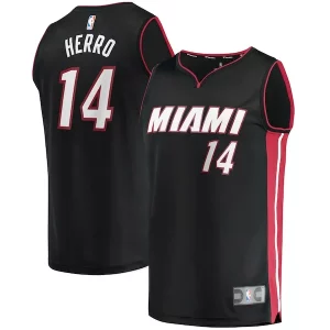 Comodo Tyler Herro Miami Heat Fast Break Replica Jersey Icon Edition Black