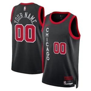 Comodo Versátil Magnífico Chicago Bulls Nike Unisex 2023/24 Custom Swingman Jersey Black City Edition