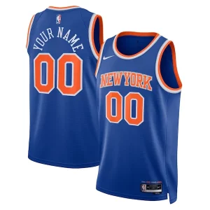 Comodo Versátil New York Knicks Nike Unisex Swingman Custom Jersey Blue Icon Edition