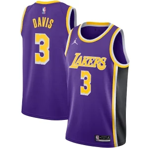 Cool Bonito Anthony Davis Los Angeles Lakers Jordan Brand 2020/21 Swingman Jersey Statement Edition Purple