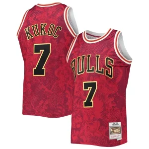 Cool Clásico Duradero Toni Kukoc Chicago Bulls Hardwood Classics 1997/98 Lunar New Year Swingman Jersey Red