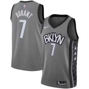 Cool Duradero Atractivo Kevin Durant Brooklyn Nets Nike 2019/2020 Swingman Jersey Statement Edition Gray