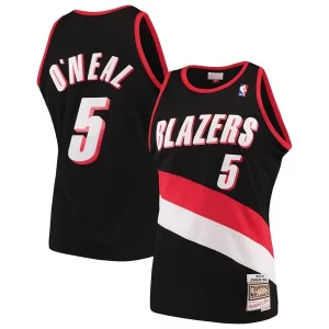 Cool Fácil de llevar Lujoso Jermaine O'Neal Portland Trail Blazers 1999/00 Hardwood Classics Swingman Jersey Black