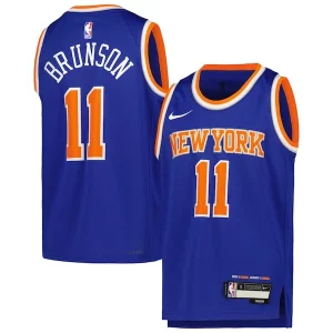 Cool Jalen Brunson New York Knicks Nike Youth Swingman Jersey Icon Edition Blue