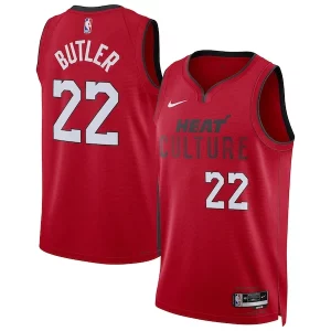 Cool Perfecto Hermoso Jimmy Butler Miami Heat Nike Unisex 2024/25 Swingman Player Jersey City Edition Red