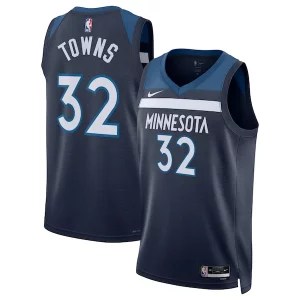 Cool Perfecto Karl Anthony Towns Minnesota Timberwolves Nike Unisex Swingman Jersey Icon Edition Navy