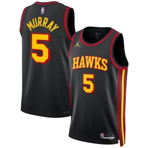 Cool Robusto Elegante Dejounte Murray Atlanta Hawks Jordan Brand Unisex Swingman Jersey Statement Edition Black
