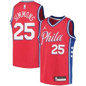 Cool Único Delicioso Ben Simmons Philadelphia 76ers Jordan Brand Youth 2020/21 Swingman Player Jersey Statement Edition Red
