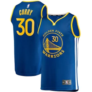 Estupendo Stephen Curry Golden State Warriors Fast Break Replica Jersey Icon Edition Royal