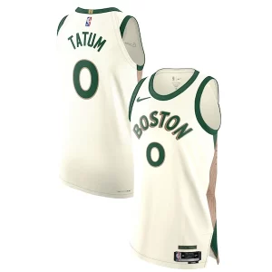 Delicioso Duradero Cool Nike Jayson Tatum Boston Celtics Authentic Jersey City Edition White