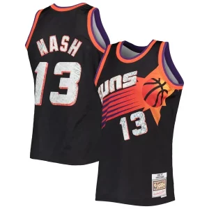 Delicioso Elegante Steve Nash Phoenix Suns 1996/97 Hardwood Classics NBA 75th Anniversary Diamond Swingman Jersey Black