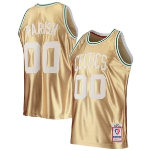 Delicioso Hermoso Robusto Robert Parish Boston Celtics 75th Anniversary 1985/86 Hardwood Classics Swingman Jersey Gold