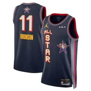 Delicioso Jalen Brunson Nike Unisex 2025 NBA All Star Game Swingman Player Jersey Navy