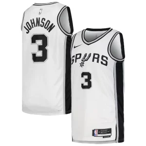 Delicioso Keldon Johnson San Antonio Spurs Nike Unisex Swingman Jersey Association Edition White