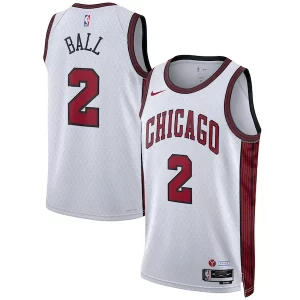 Delicioso Lujoso Lonzo Ball Chicago Bulls Nike Unisex 2022/23 Swingman Jersey City Edition White