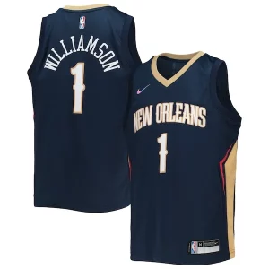 Delicioso Magnífico Resistente Zion Williamson New Orleans Pelicans Nike Youth 2021/22 Diamond Swingman Jersey Icon Edition Navy