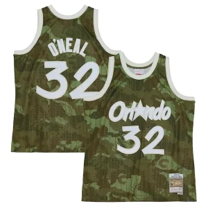Delicioso Shaquille O'Neal Orlando Magic Hardwood Classics 1994/95 Ghost Green Swingman Jersey Camo