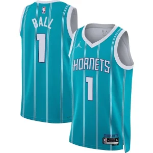 Delicioso Sofisticado LaMelo Ball Charlotte Hornets Jordan Brand Unisex Swingman Jersey Icon Edition Teal/White