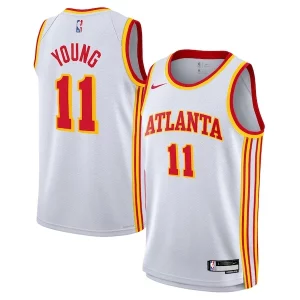 Delicioso Trae Young Atlanta Hawks Nike Youth Swingman Jersey Association Edition White
