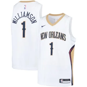Delicioso Zion Williamson New Orleans Pelicans Nike Youth Swingman Player Jersey Association Edition White/Navy