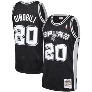 Duradero Encantador Bonito Manu Ginobili San Antonio Spurs 2002 03 Hardwood Classics Player Swingman Jersey Black