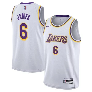 Sofisticado LeBron James Los Angeles Lakers Nike Youth Performance Swingman Jersey Association Edition White