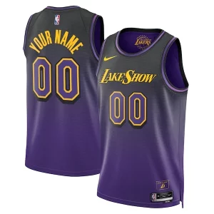 Duradero Genial Resistente Los Angeles Lakers Nike Unisex 2024/25 Custom Swingman Jersey City Edition Purple