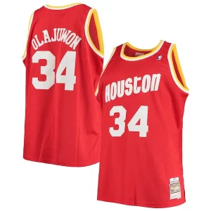 Duradero Hakeem Olajuwon Houston Rockets 1993/94 Big & Tall Hardwood Classics Swingman Jersey Red