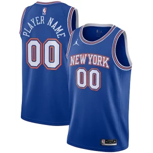 Duradero Ideal Moderno New York Knicks Jordan Brand Swingman Custom Jersey Statement Edition Blue