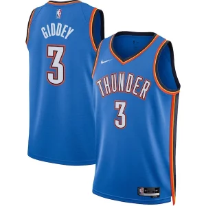 Duradero Josh Giddey Oklahoma City Thunder Nike Unisex Swingman Jersey Icon Edition Blue