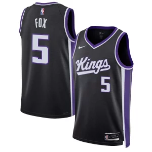 Moderno Duradero Increíble De'Aaron Fox Sacramento Kings Nike Unisex Swingman Jersey Association Edition Black