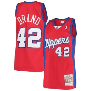 Duradero Perfecto Elton Brand LA Clippers Hardwood Classics Swingman Jersey Red
