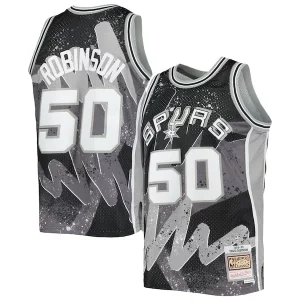 Duradero Resistente David Robinson San Antonio Spurs Hardwood Classics 1998/99 Hyper Hoops Swingman Jersey Black