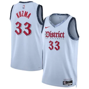 Duradero Versátil Comodo Kyle Kuzma Washington Wizards Nike Unisex 2024/25 Swingman Player Jersey City Edition Powder Blue