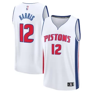 Duradero Versátil Fácil de llevar Tobias Harris Detroit Pistons Fast Break Replica Player Jersey Association Edition White