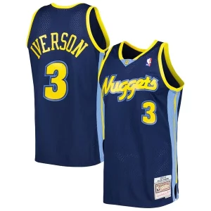 Elegante Allen Iverson Denver Nuggets Hardwood Classics Swingman Jersey Navy