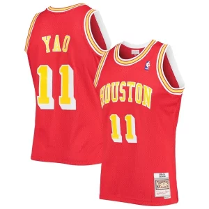 Elegante Clásico Moderno Yao Ming Houston Rockets 2004/05 Hardwood Classics Swingman Jersey Red