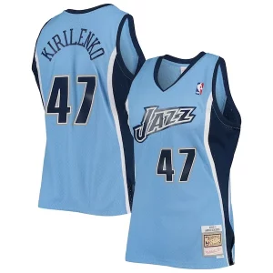 Elegante Duradero Andrei Kirilenko Utah Jazz 2009/10 Hardwood Classics Swingman Jersey Powder Blue