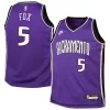 Elegante Exquisito Original De'Aaron Fox Sacramento Kings Nike Youth 2024/25 Swingman Jersey Purple Classic Edition