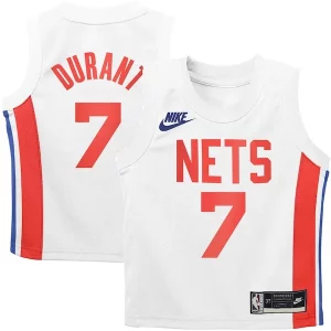 Elegante Kevin Durant Brooklyn Nets Nike Preschool 2022/23 Swingman Jersey White Classic Edition