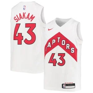 Elegante Maravilloso Práctico Pascal Siakam Toronto Raptors Nike Youth Swingman Jersey Association Edition White/Red
