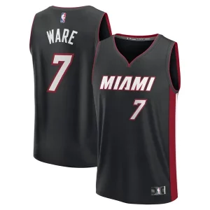 Elegante Moderno Fantástico Kel'el Ware Miami Heat Fast Break Replica Player Jersey Icon Edition Black